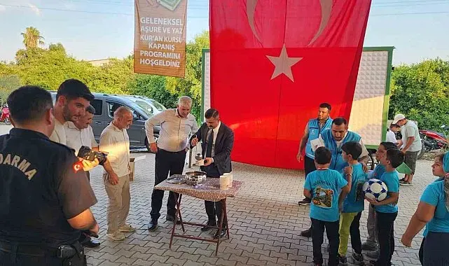 Köyceğiz Döğüşbelen'de Yaz Kur'an Kursu kapanış töreni
