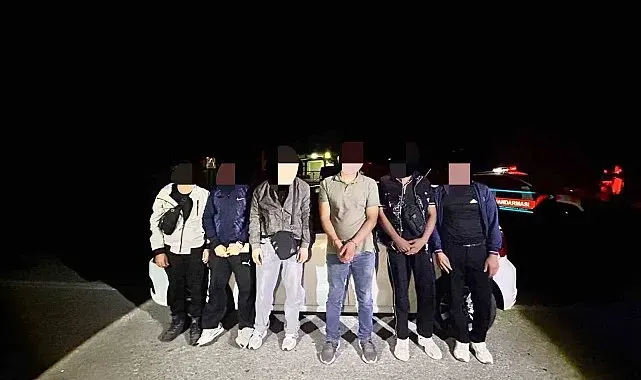 Uzunköprü'de 5 düzensiz göçmen yakalandı