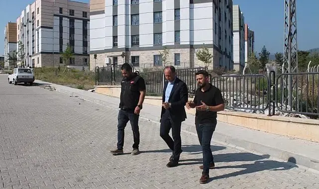 Erzin'de köy evleri ve TOKİ konutlarında inceleme gerçekleştirildi