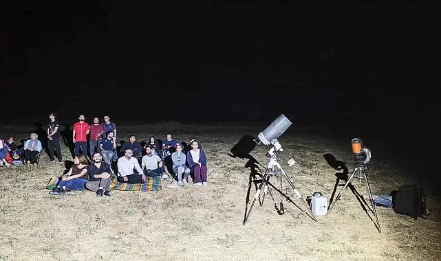 Bitlis'te uzayseverler haftayı gökyüzünü izleyerek geçirdi