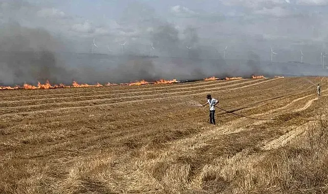 İstanbul Valiliği, Silivri'de yangının kontrol altına alındığını açıkladı