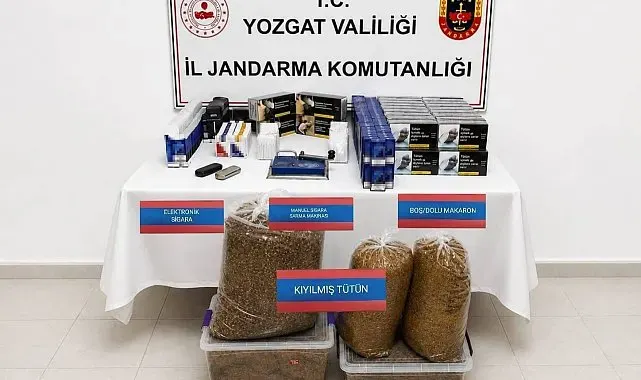 Yozgat'ta 3 bin 560 adet makaron ele geçirildi