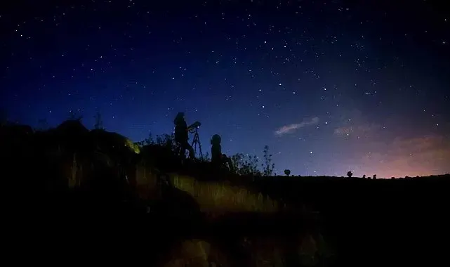 Şırnak'ta yıldızlar bu kez fotoğrafçıların objektifinden görüntülendi