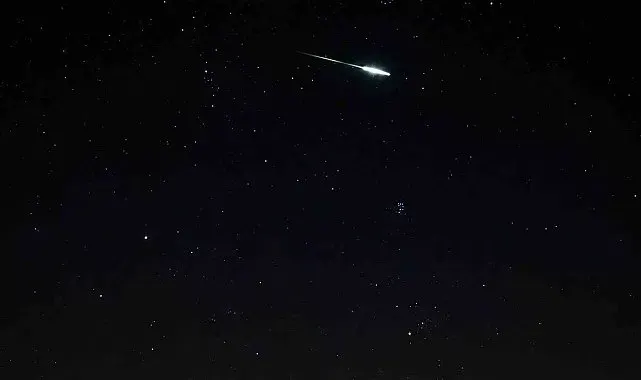 Kırıkkale'de Perseid meteor yağmuru görüntülendi