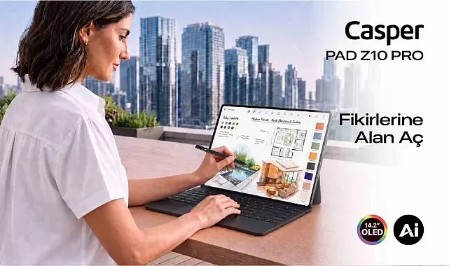 Casper'dan laptop gibi tablet: Casper PAD Z10 Pro