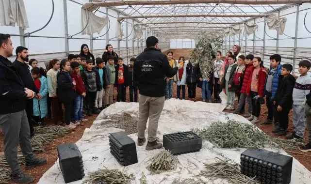 Şanlıurfa'da öğrenciler tarımla buluşturuldu