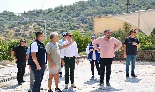 Başkan Mandalinci'den Dereköy ve Dağbelen'de saha mesaisi