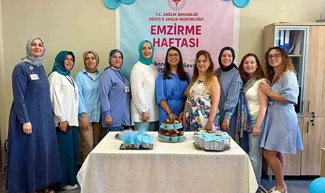 Akçakoca'da anne sütüne dikkat çekildi