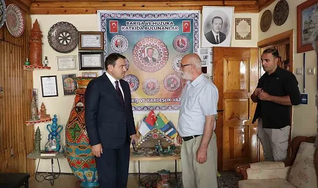 Vali Işın, Sarı Konak Kültür ve Sanat Evi'ni ziyaret etti