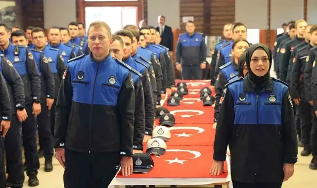 Samsun'da 71 itfaiye ve zabıta personeli memuriyete geçti
