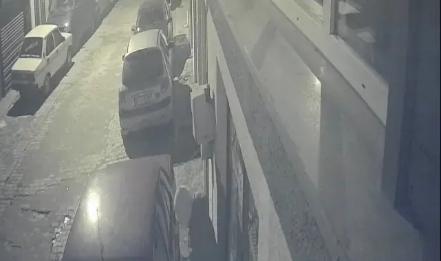 Oto faresi güvenlik kameralarına yakalandı