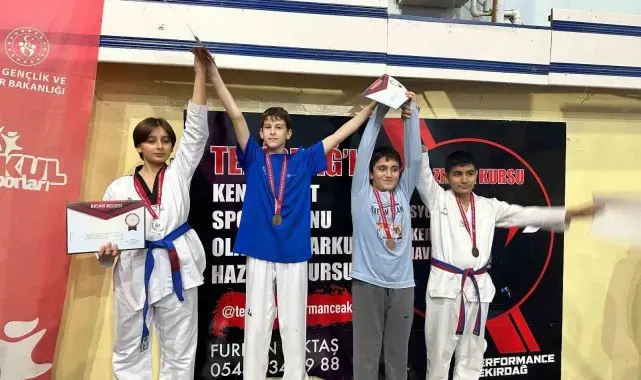 Taekwondo Tekirdağ İl Şampiyonları Malkara'dan