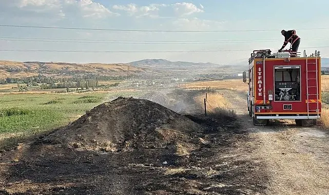 Çankırı'da çıkan arazi yangını söndürüldü