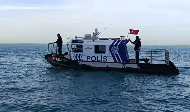 Deniz polisinden Akçakoca'da denetim