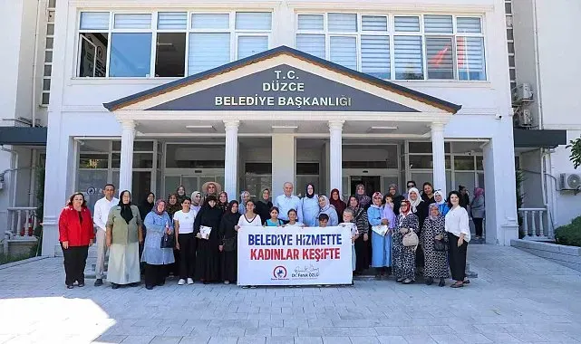Düzce'de çalışmaları yerinde denetleyen kadınlardan projelere tam not