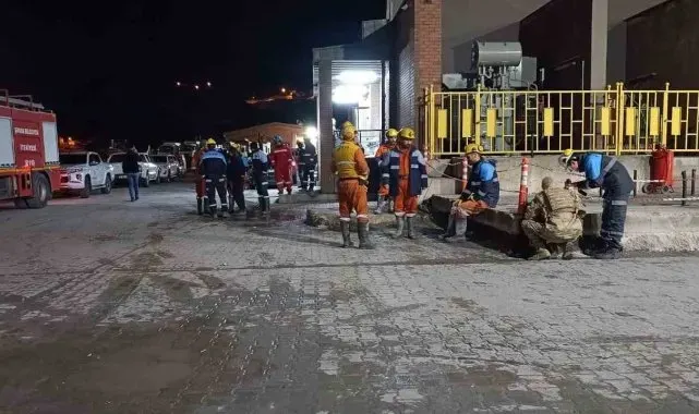 Cengiz Holding'e ait maden ocağında incelemeler devam ediyor