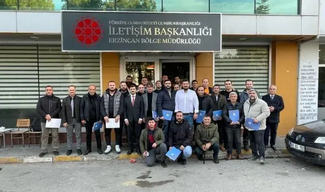 Erzincan'da gazetecilere yönelik dron eğitimi tamamlandı