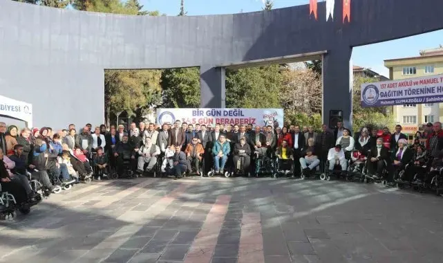Şahinbey'den 3 bin 712 engelli vatandaşa akülü ve manuel tekerlekli sandalye