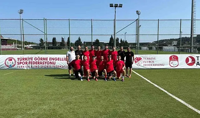 Görme Engelli B1 Milli Takımı, Avrupa Şampiyonası'na Riva'da hazırlanıyor