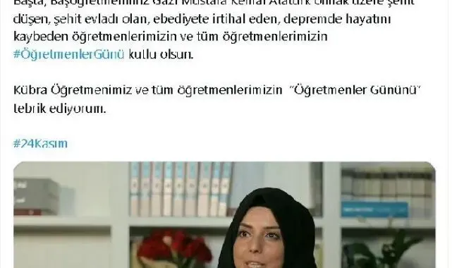 Bakan Yerlikaya, şehit kızı Kübra öğretmen ile görüşmesini paylaştı