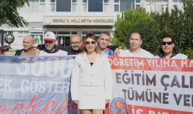 Kamu çalışanları Filistin halkı için bir araya geldi
