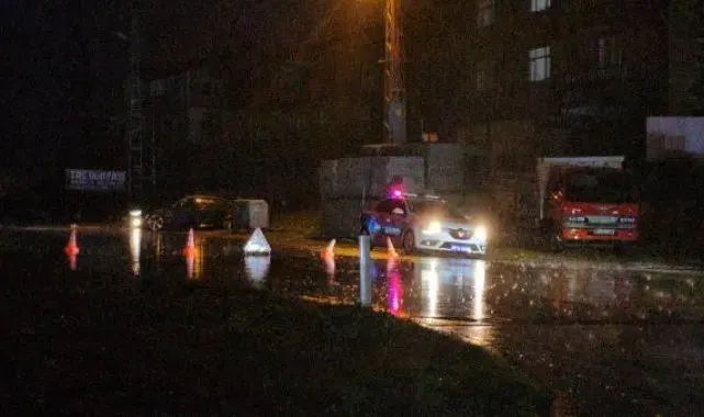 Zonguldak'ta sağanak ve fırtına; ağaçlar devrildi, gemi karaya oturdu