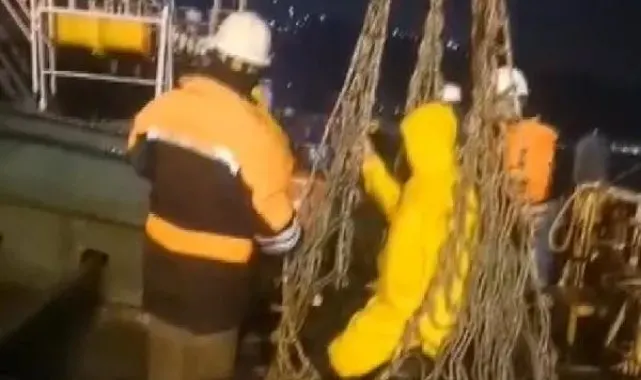 Sarıyer açıklarında yaralı gemi personeline kurtarma operasyonu