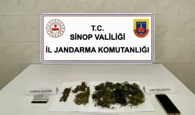 Durdurulan araçtan uyuşturucu madde çıktı