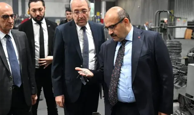 Vali İsmail Ustaoğlu'ndan fabrika ziyareti