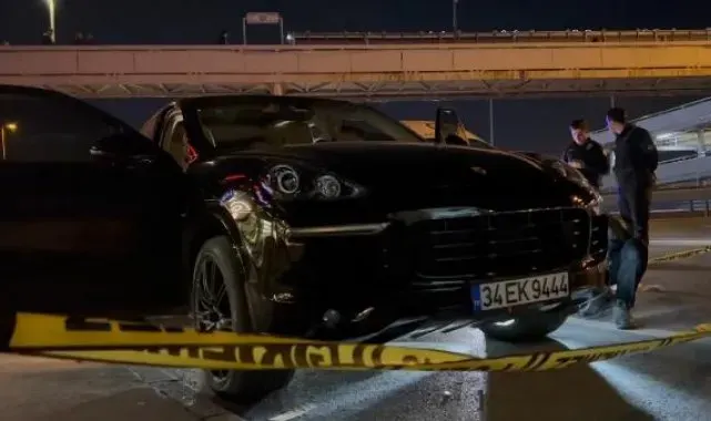 Bakırköy'de D-100'de lüks cipe silahlı saldırı