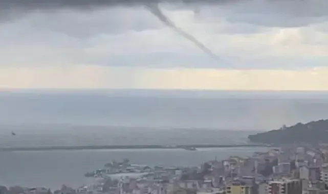 Zonguldak'ta denizde hortum oluştu