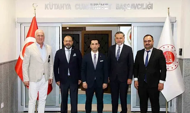 Kütahya OSB'den Başsavcı Kılıç ve MHP İl Başkanı Türker'e hayırlı olsun ziyareti