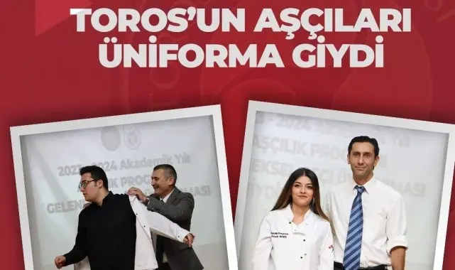 Toros'un aşçıları üniforma giydi