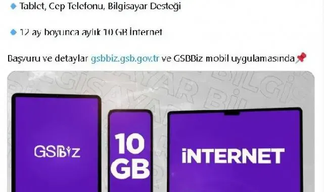 Üniversitelilere teknolojik cihaz ve internet desteği başvuruları başladı