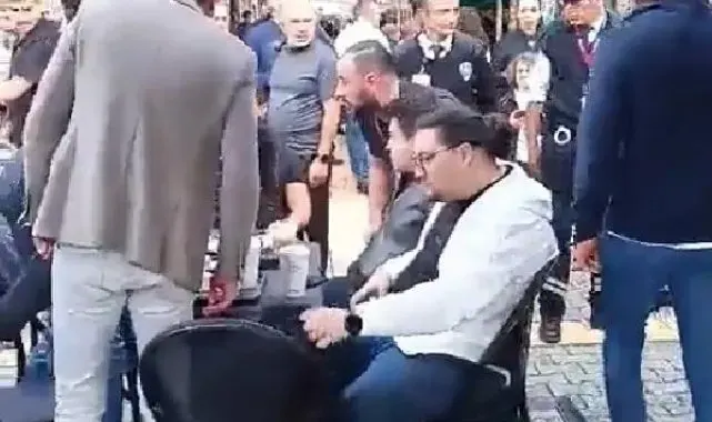 Kahve zinciri şubesinde oturanlara İsrail protestosu; içecekler yere fırlatıldı