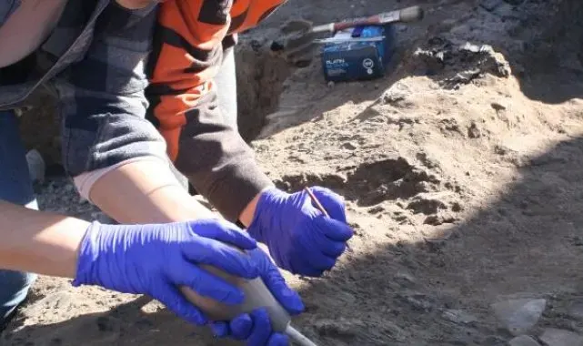 Anadolu'nun ilk yazılı belgelerinin bulunduğu Kültepe'de, 4 bin 300 yıllık hasır bulundu