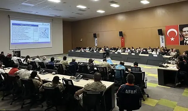 Erzincan'da bölgesel deprem tatbikatı öncesi hazırlık toplantısı düzenlendi