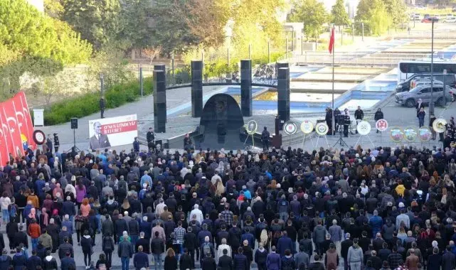 Atatürk vefatının 85. yılında Nilüfer'de özlemle anıldı