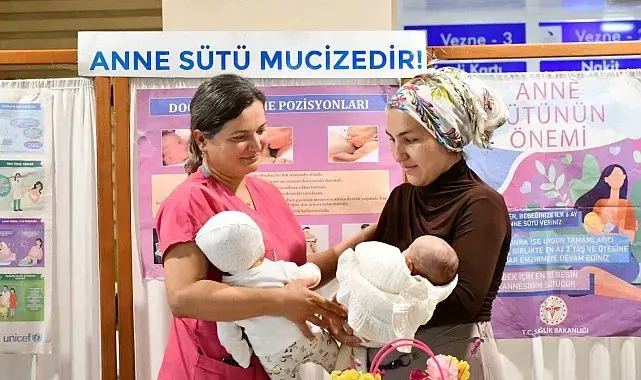 Üniversite hastanesinde anne sütünün önemi anlatıldı