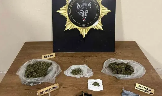Samsun'da uyuşturucu operasyonu: 3 gözaltı