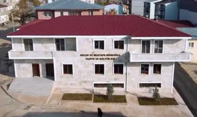 Demirözü'nde hayırseverin yaptırdığı taziye ve kültür evi hizmete girdi