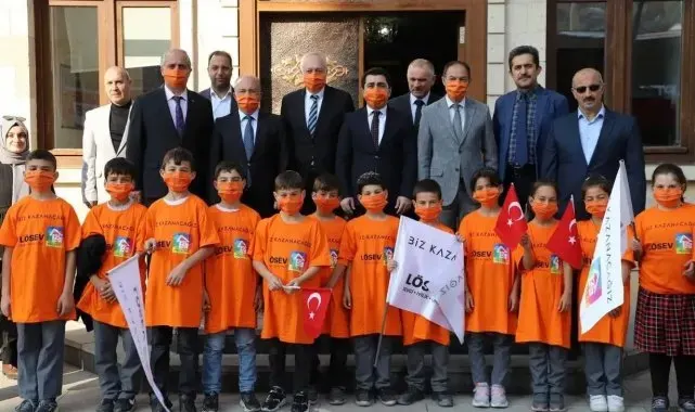 Bayburt'ta lösemili çocuklar için farkındalık etkinliği