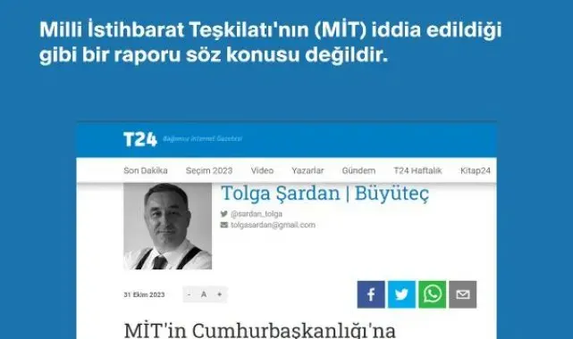 İletişim Başkanlığı'ndan 'Tolga Şardan' açıklaması