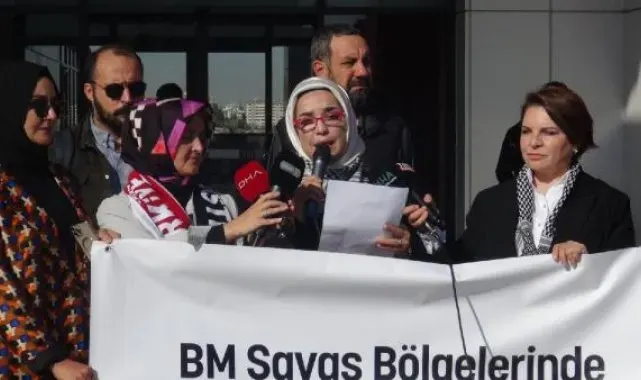 Türkiye ofisi önünde gazetecilerden BM'e tepki