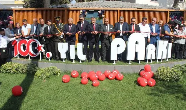 Reyhanlı'da 100. yıl parkının açılışı gerçekleştirildi