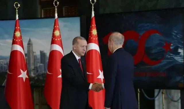 Cumhurbaşkanı Erdoğan, Cumhuriyet Bayramı tebriklerini kabul etti