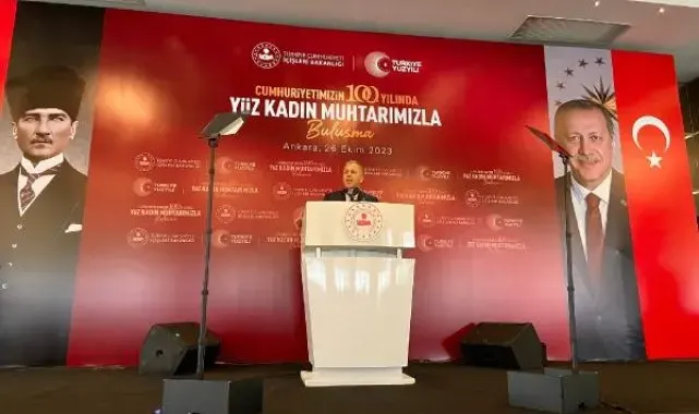 Bakan Yerlikaya: Yerel seçimde muhtarlarımıza çok önemli görevler düşüyor