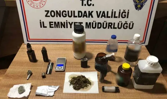 Zonguldak'ta 2 kilogram uyuşturucu madde ele geçirildi: 3 tutuklu