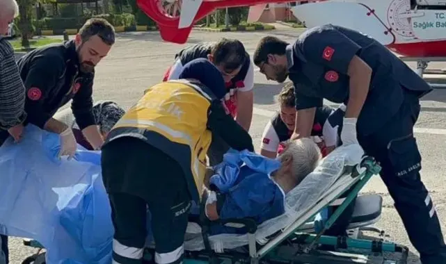 Elini testere ile kesen vatandaş helikopterle Ankara'ya sevk edildi