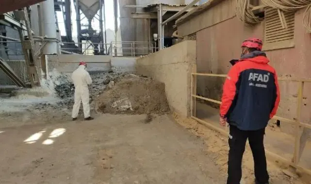 Bolu'da çimento fabrikasının soğutma sisteminde patlama: 1 yaralı